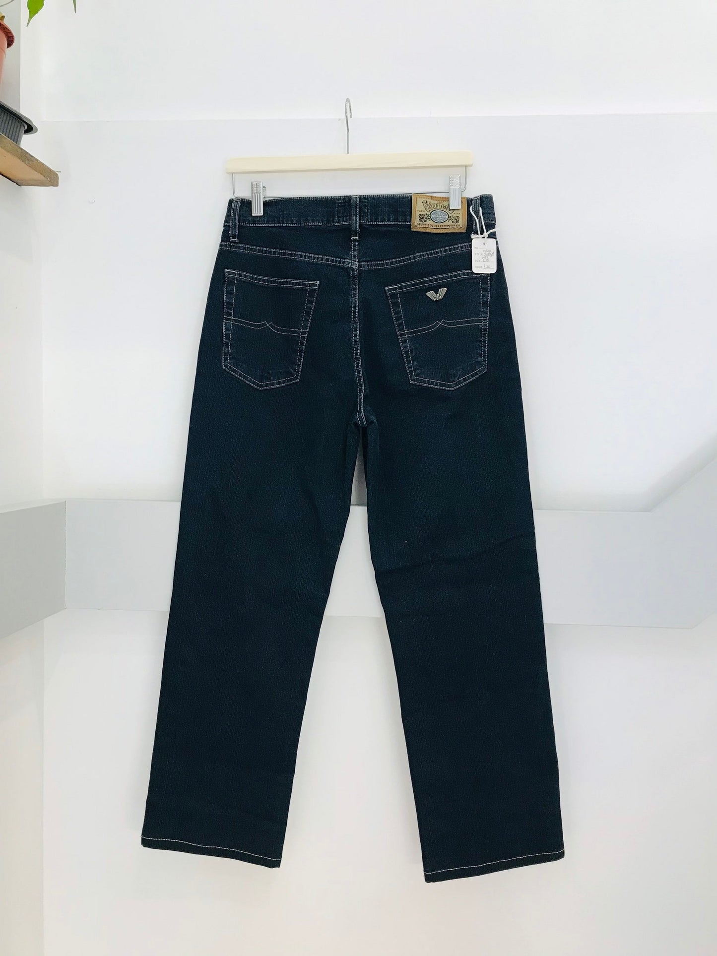 Vintage Clothing - Vintage Jeans - 1990s Bootcut Vintage Jeans - Indigo Blue -  W30 L37