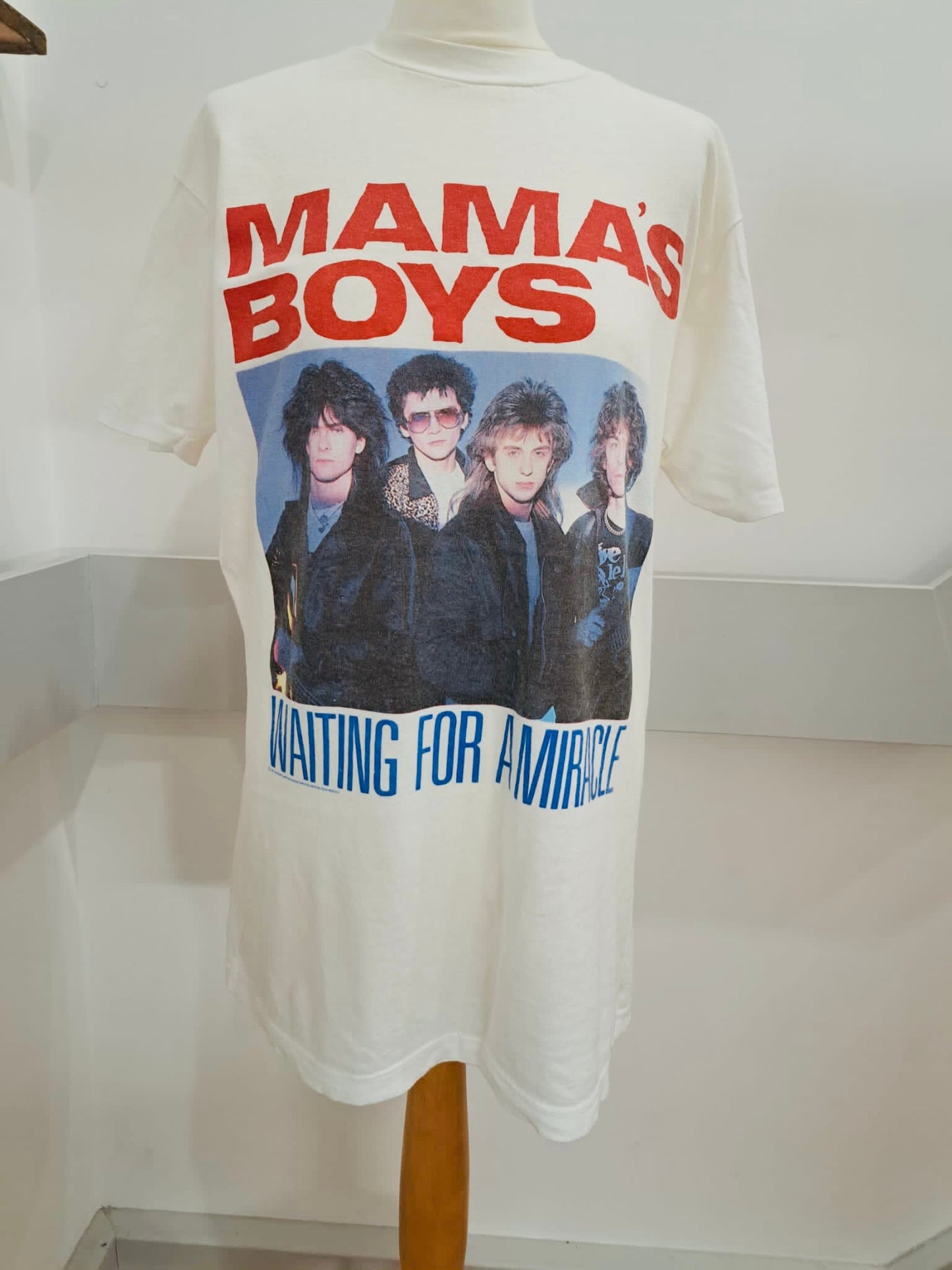 Vintage Clothing - Vintage Band T-Shirt - Mamas Boys 'Waiting for a Miracle World Tour 1987 - Frock33