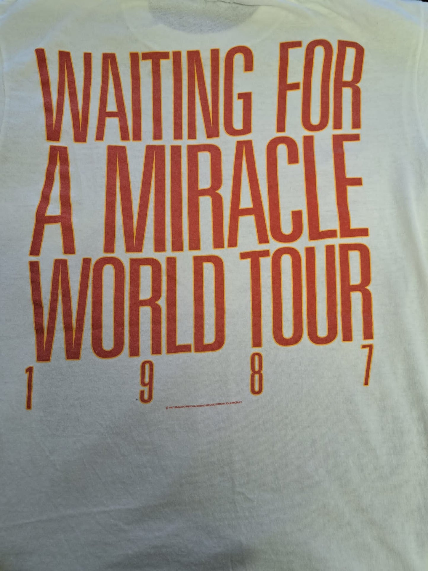 Vintage Clothing - Vintage Band T-Shirt - Mamas Boys 'Waiting for a Miracle World Tour 1987 - Frock33