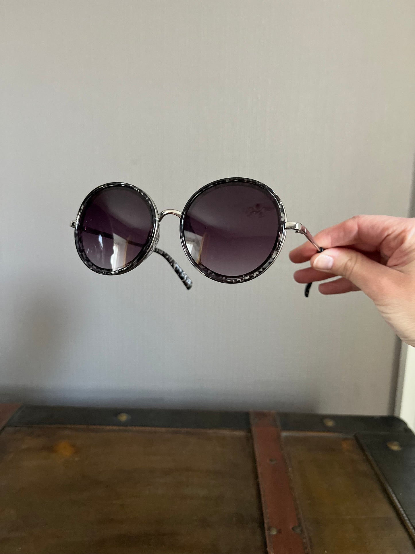 Vintage Accessories |1980s Round Framed Sunglasses -  Frock33